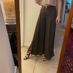 UO palazzo slit pants
